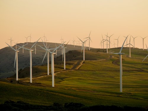Scene 4 of sustainable industry and clean energy.